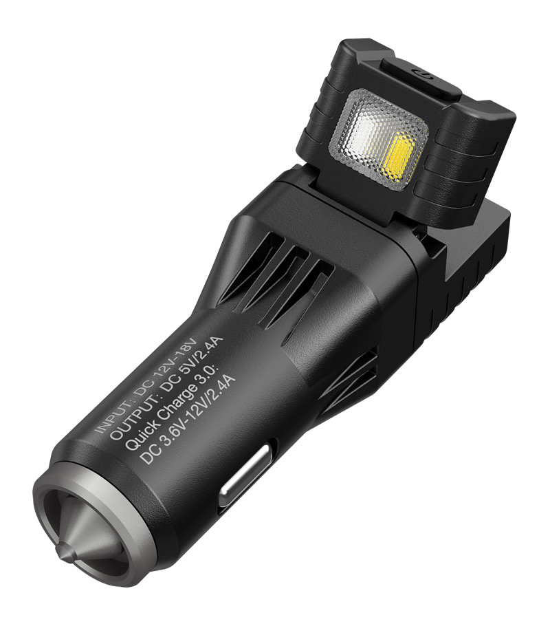 Nitecore VCL10 Multifunctional Car Charger Emergency Flashlight