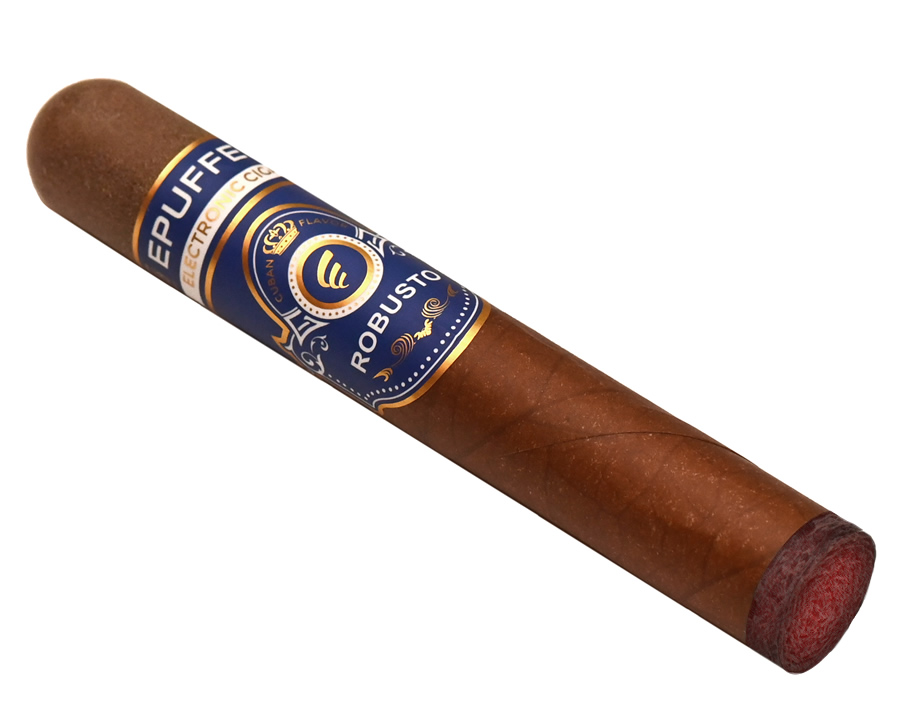 Robusto Blue Havana Cuban eCigar, Disposable Nicsalt E-Cigar