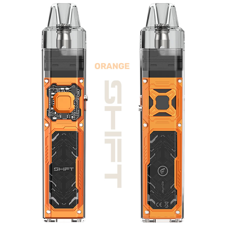 ePuffer SHIFT Orange Vape POD Mod Vaporizer Rechargeable Vape Pod