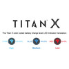 titan vape mod battery charge levels