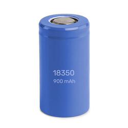 18350 rechargeable battery 900 mAh