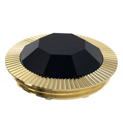 E-PIPE 629 Gold Trim Crystal LED Cap