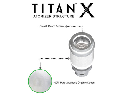 TITAN-X | Micro Sub-Ohm 1.0 ohm Atomizer | ePuffer Vape
